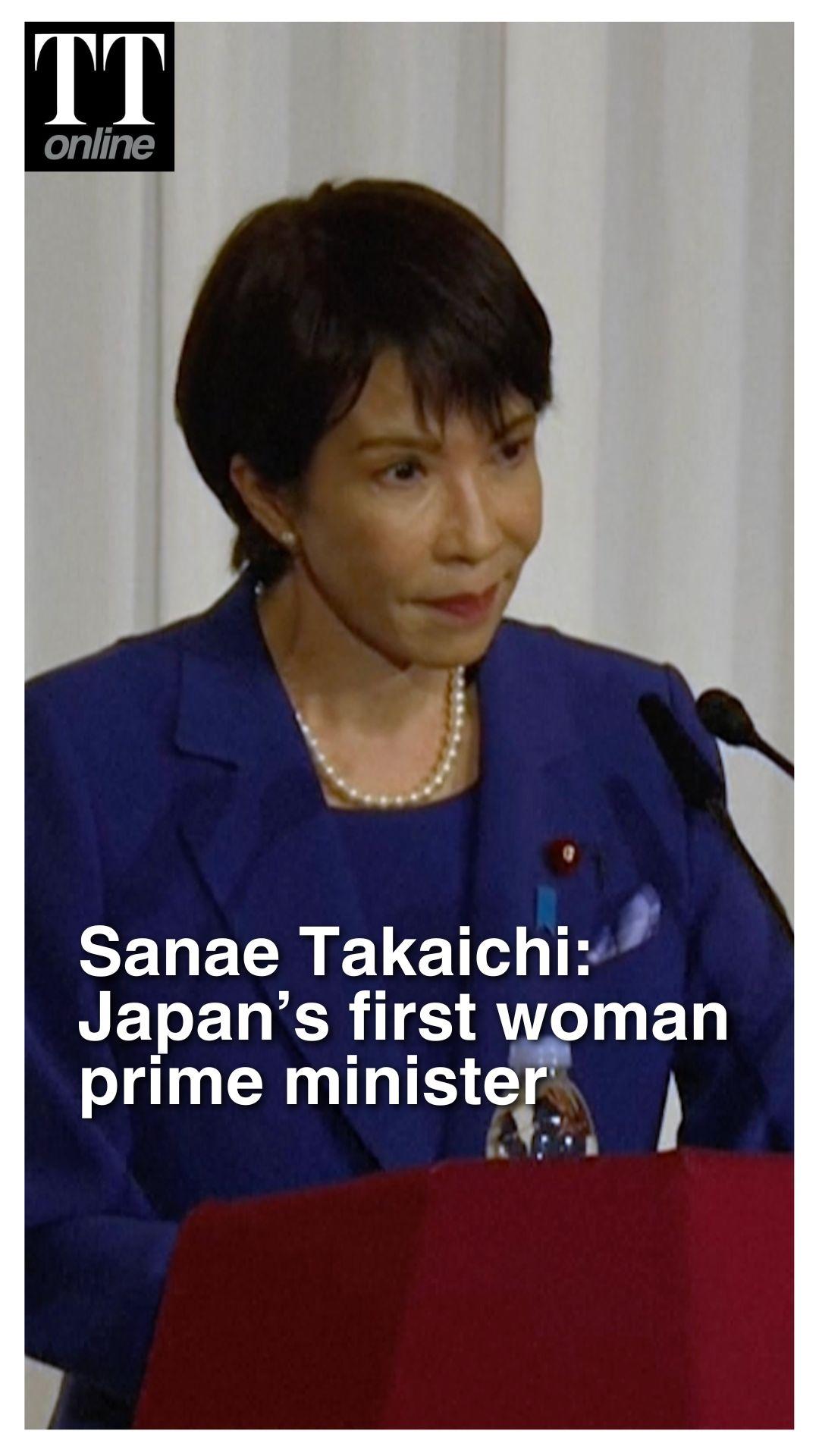 Japan Elects Sanae Takaichi as First Woman Prime Minister