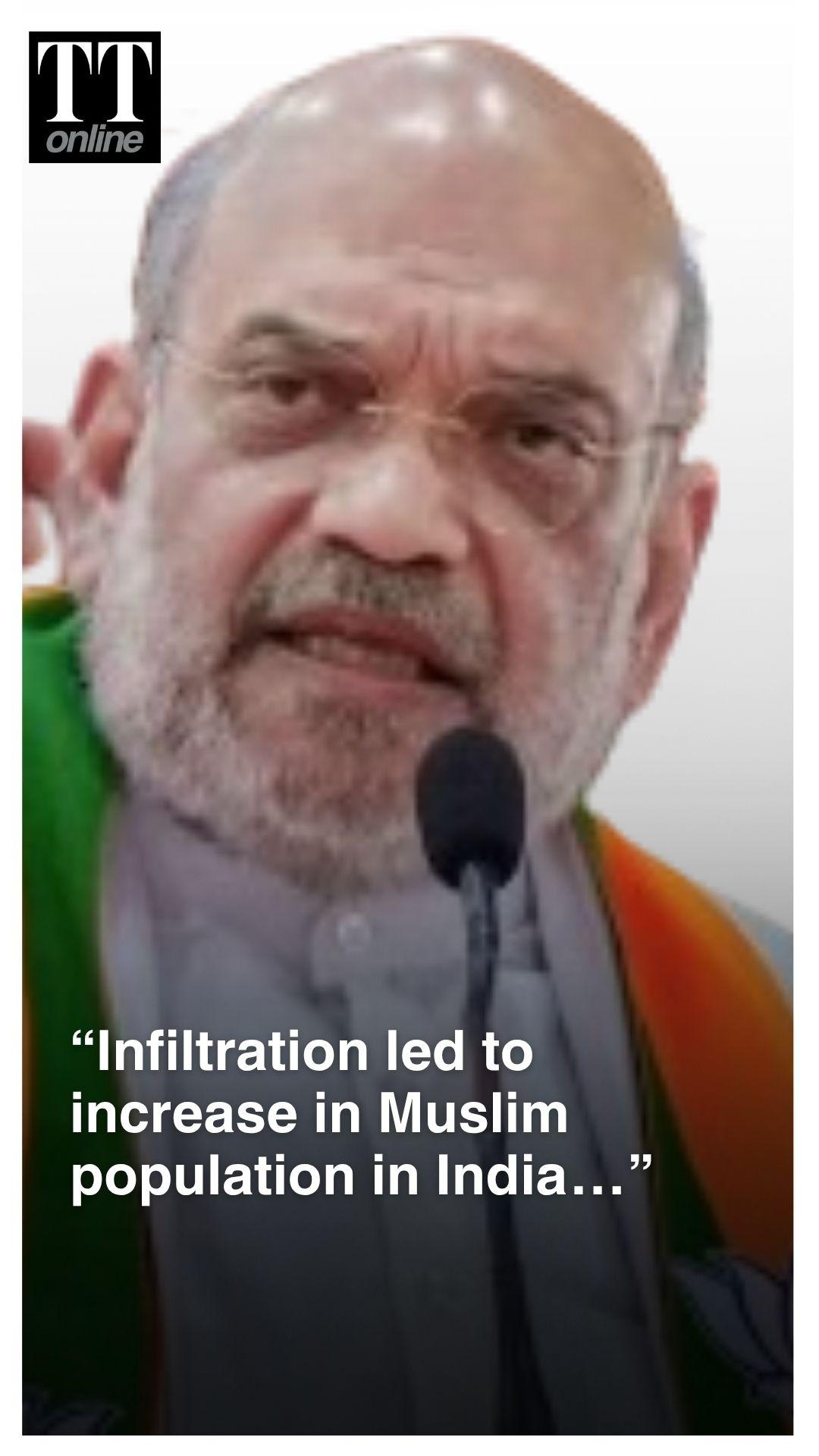 Amit Shah Blames Infiltration, Not Fertility Rate, for Muslim Population Rise in India