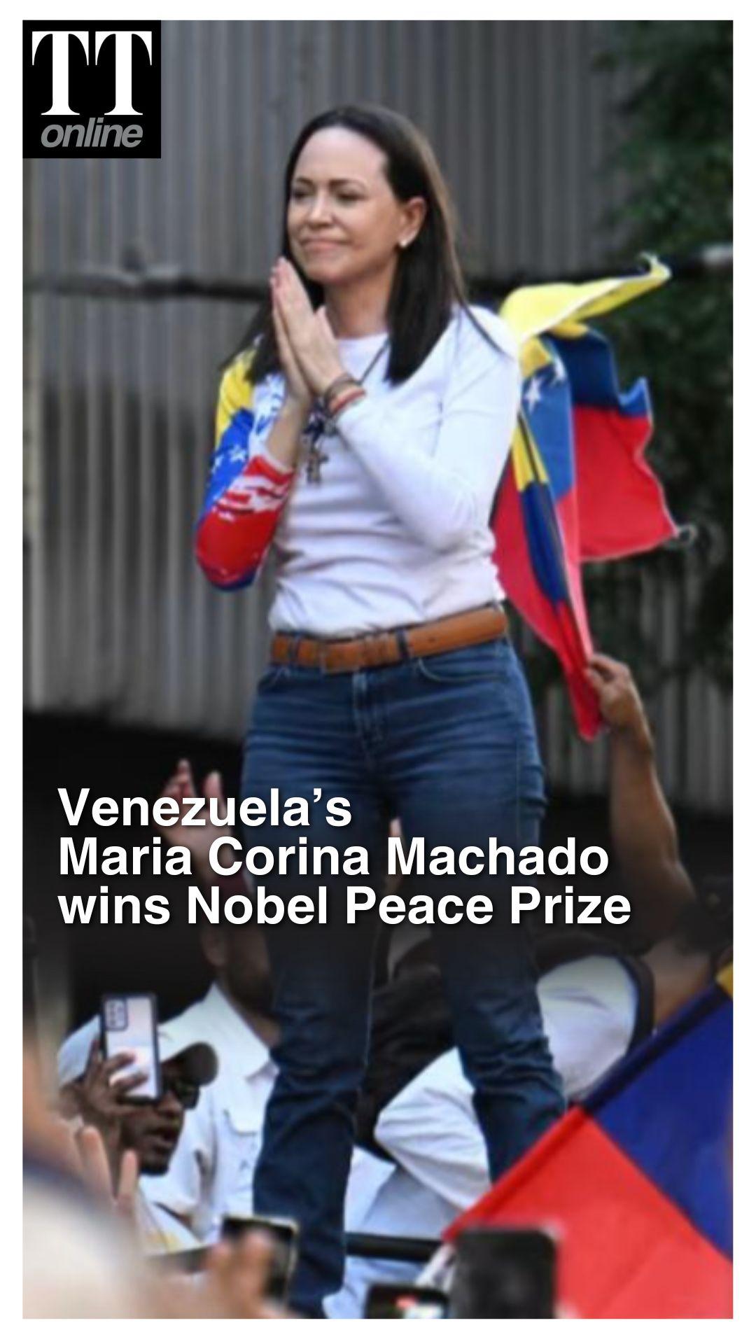 Maria Corina Machado, Venezuelan Opposition Leader, Wins 2025 Nobel Peace Prize
