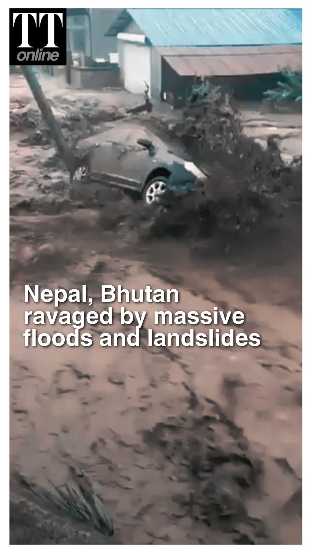 Nepal, Bhutan Ravaged by Massive Floods & Landslides, India Sends Help