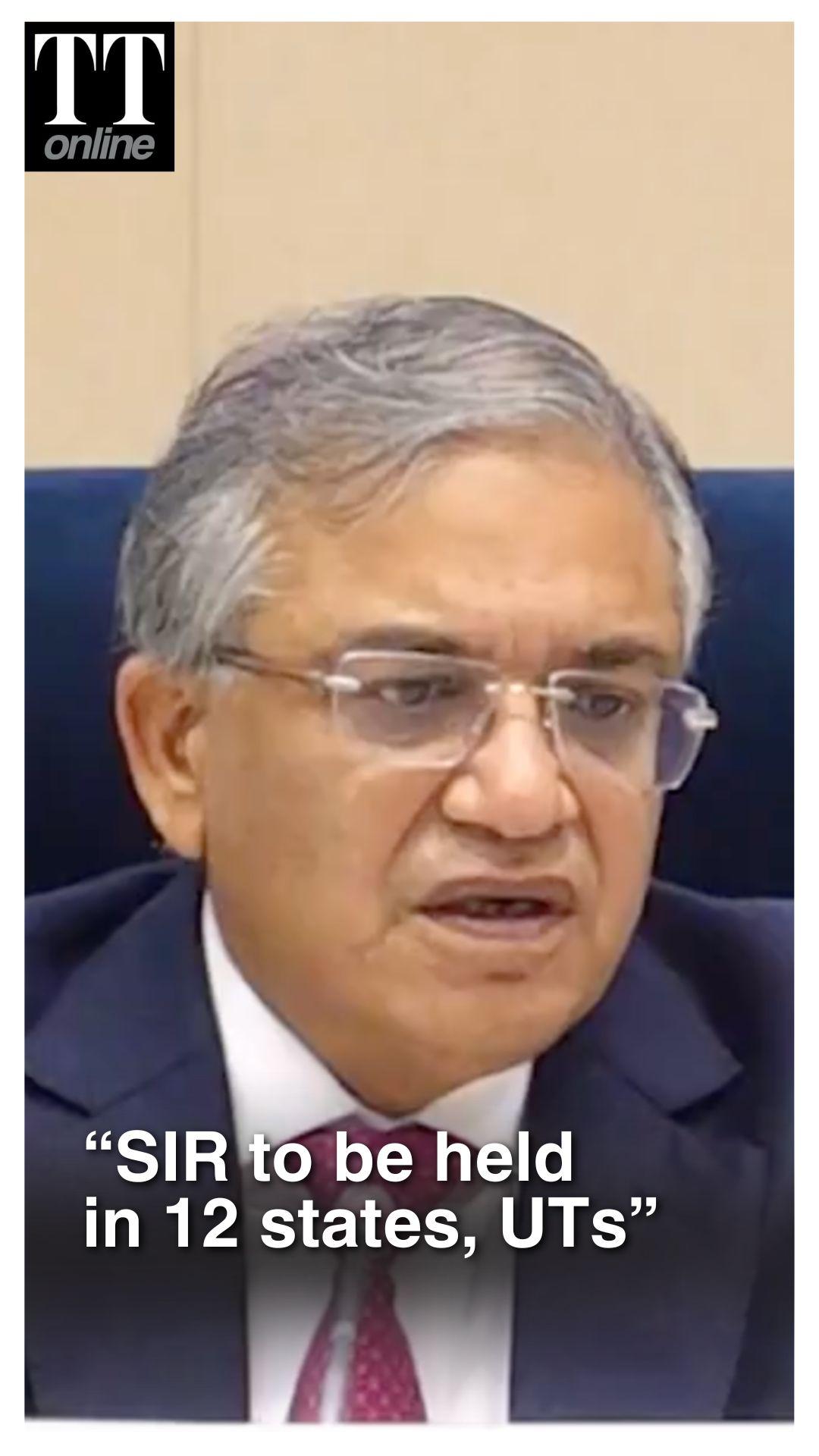 "Phase 2 of SIR To Be Held In 12 States, Union Territories": CEC Gyanesh Kumar