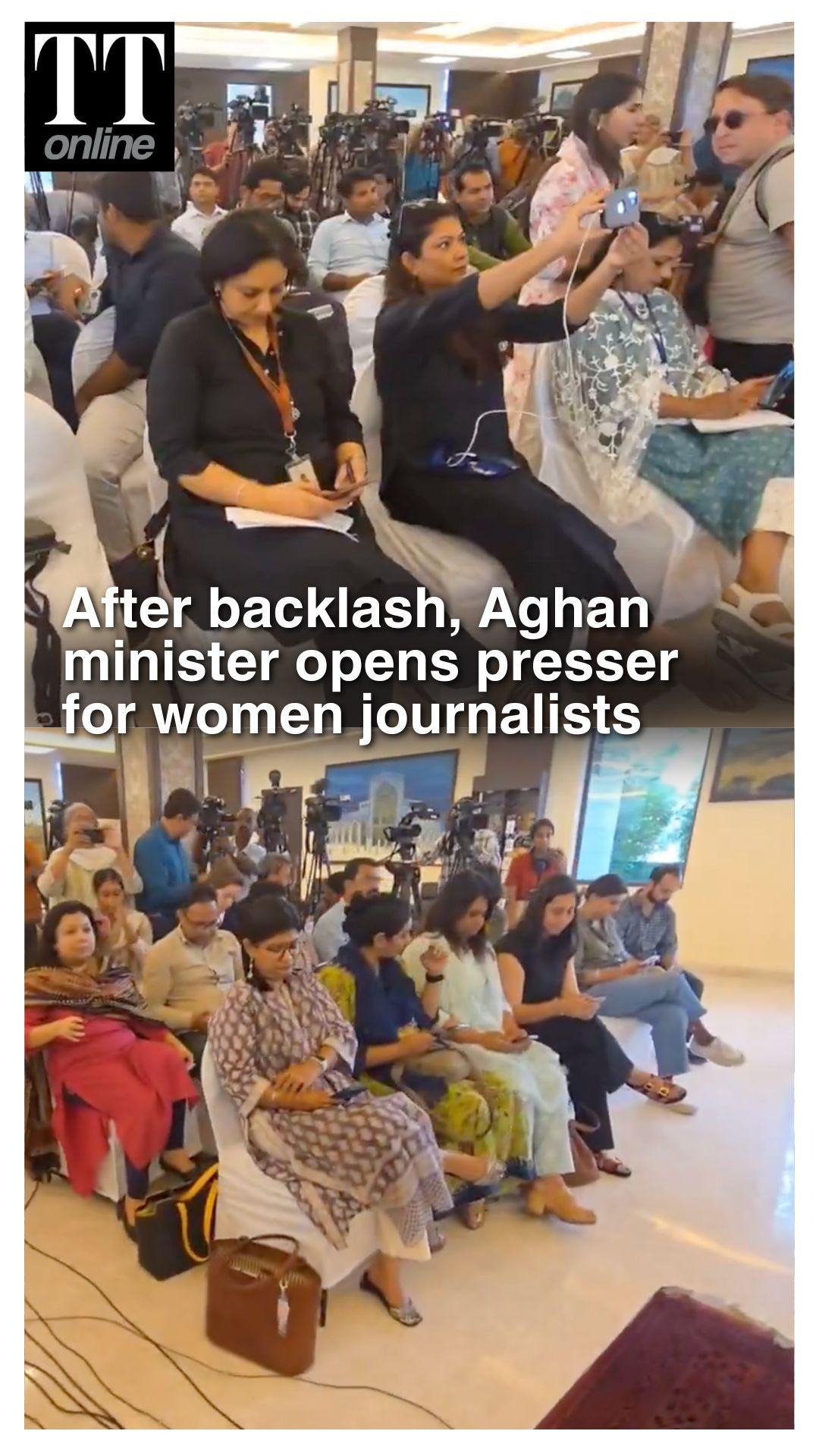 Afghan Minister Opens Media Meet to Women After Backlash, Defends Girls’ Education Stance