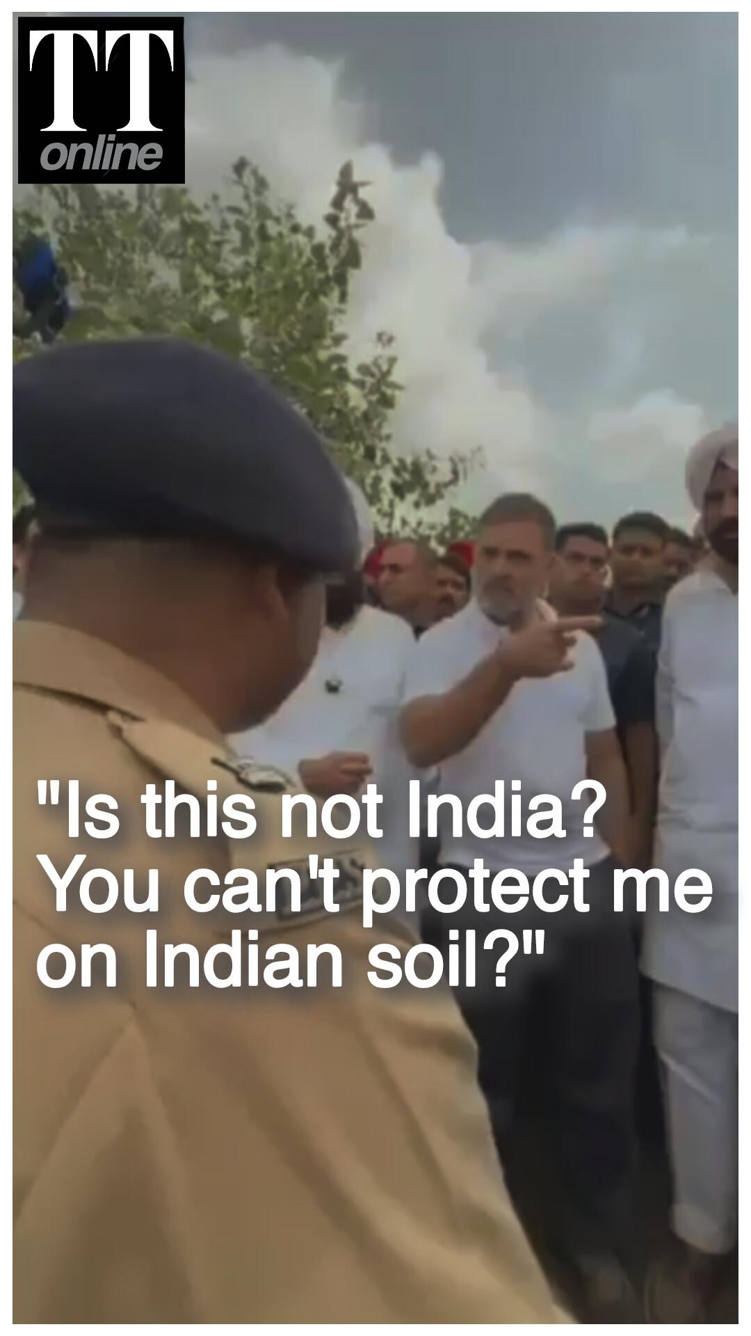 "You Can't Protect Me in India?" High Voltage Drama During Rahul Gandhi's Punjab Visit