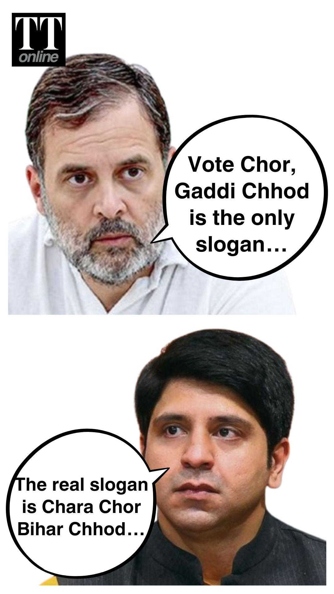 Speak no Truth, Hear No Truth, See no Truth: Shehzad Poonawalla VS Rahul Gandhi on ‘Vote Chor’ Slogan