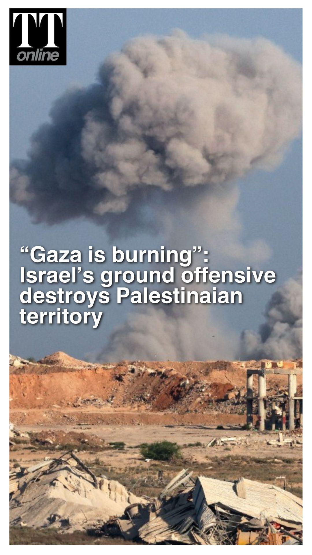 ‘Gaza Is Burning’: Israel Storms Gaza City in Fiercest Assault