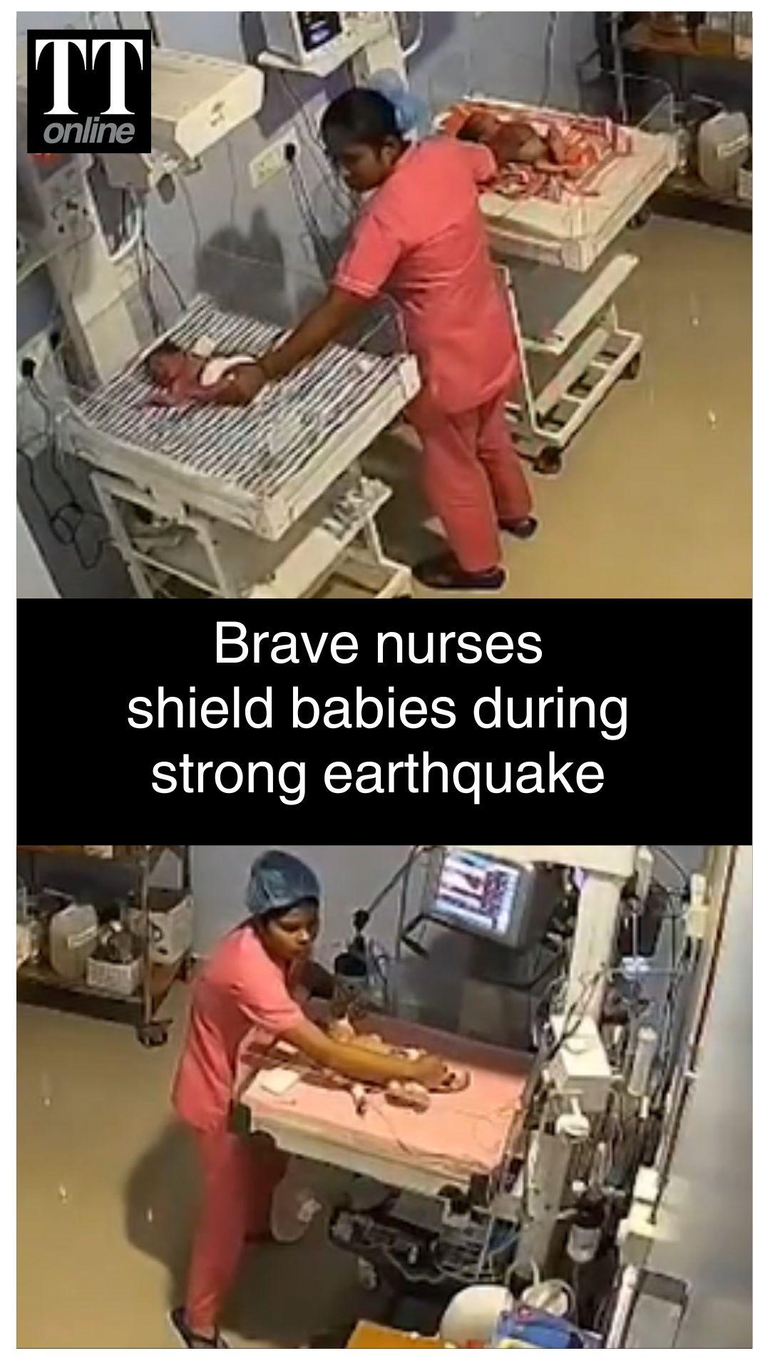 Watch | Two Nurses Shield Three Newborns During Strong Earthquake in Assam