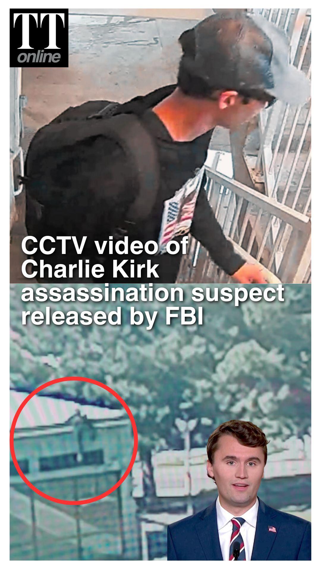 FBI Releases CCTV of Charlie Kirk Suspect; Manhunt Intensifies as Funeral Nears