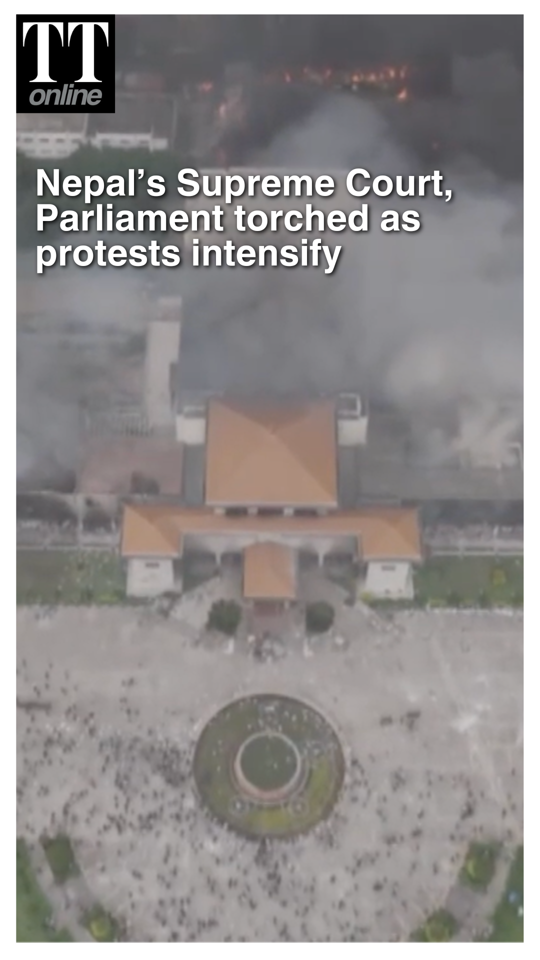 Nepal in Flames: Supreme Court & Parliament Torched as Student Protests Turn Deadly