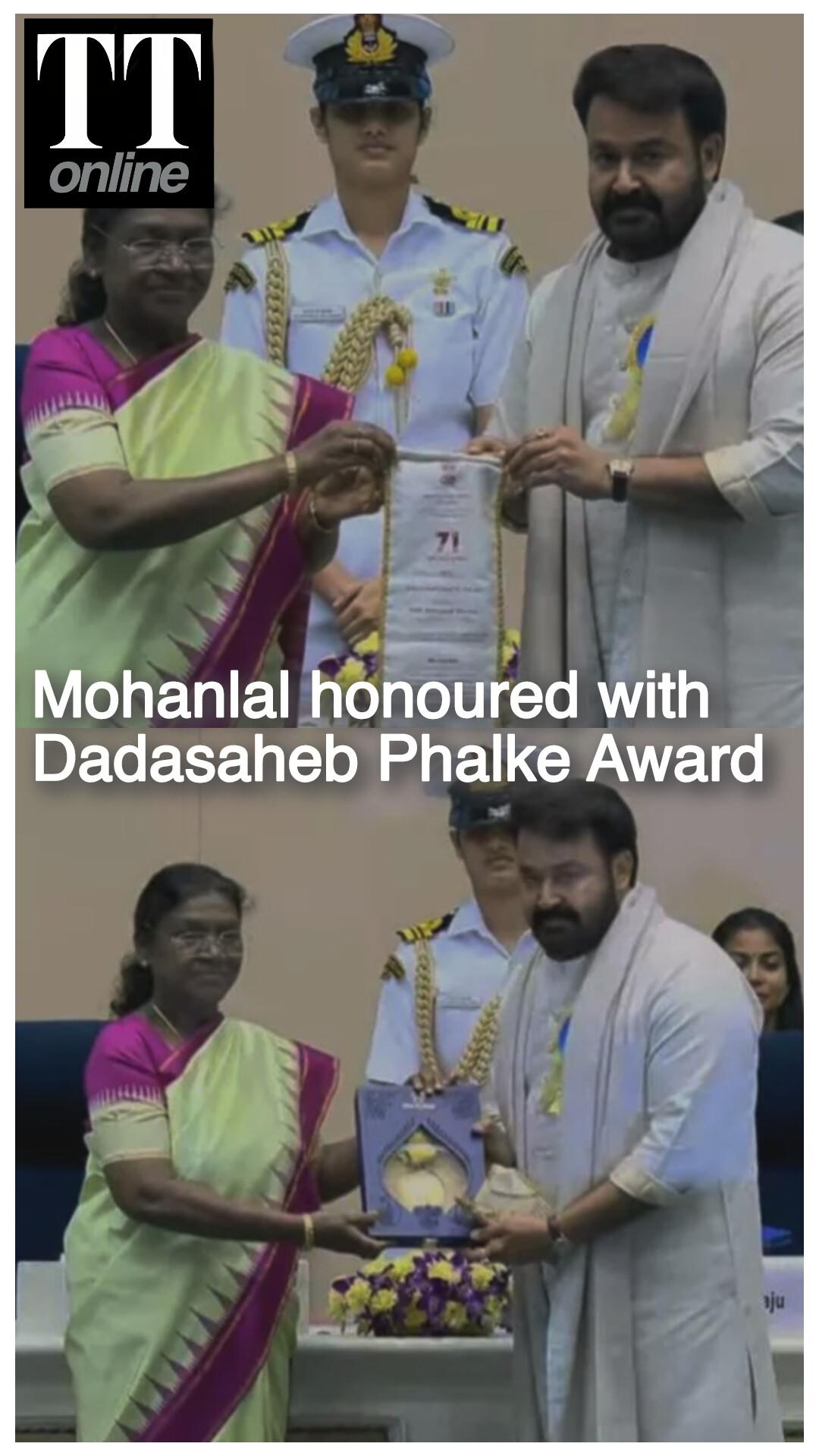 Legendary Actor Mohanlal Honoured With Dadasaheb Phalke Award 2023, Gets Standing Ovation