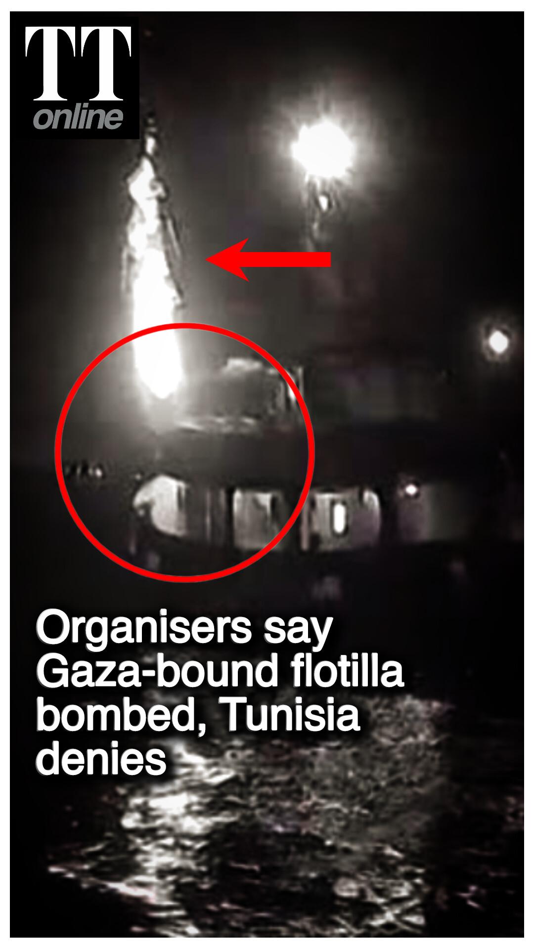 Gaza Flotilla Boat Supported by Greta Thunberg Hit — Group Claims Drone Strike, Tunisia Denies