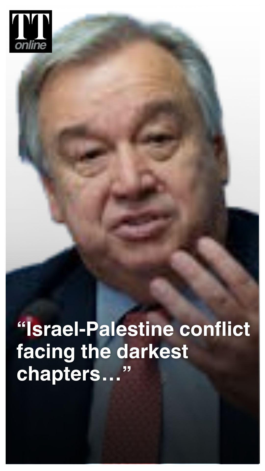"Resolutions Ignored, Laws Violated, Impunity Prevails”: UN Sec-Gen on Israel-Palestine Conflict