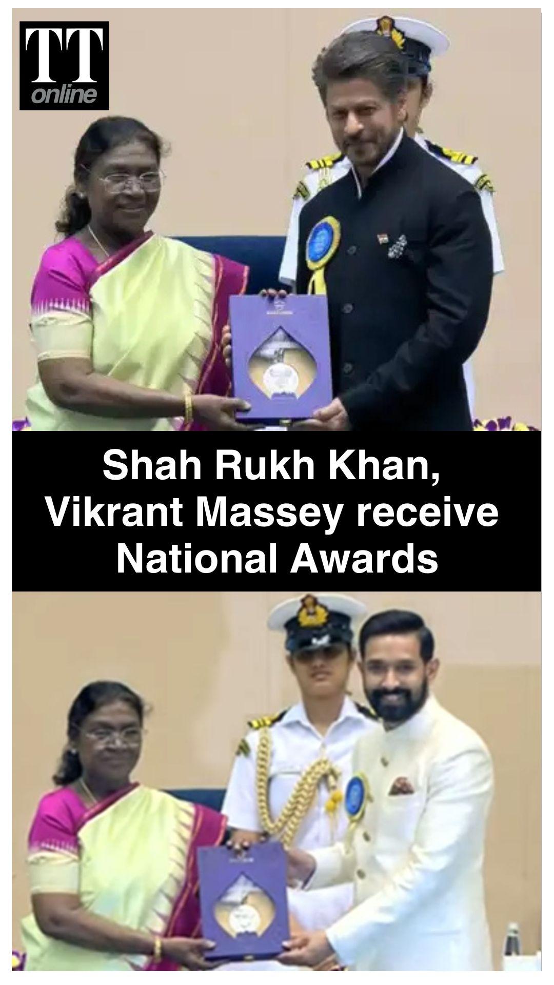 Shah Rukh Khan and Vikrant Massey Win National Awards for Best Actor