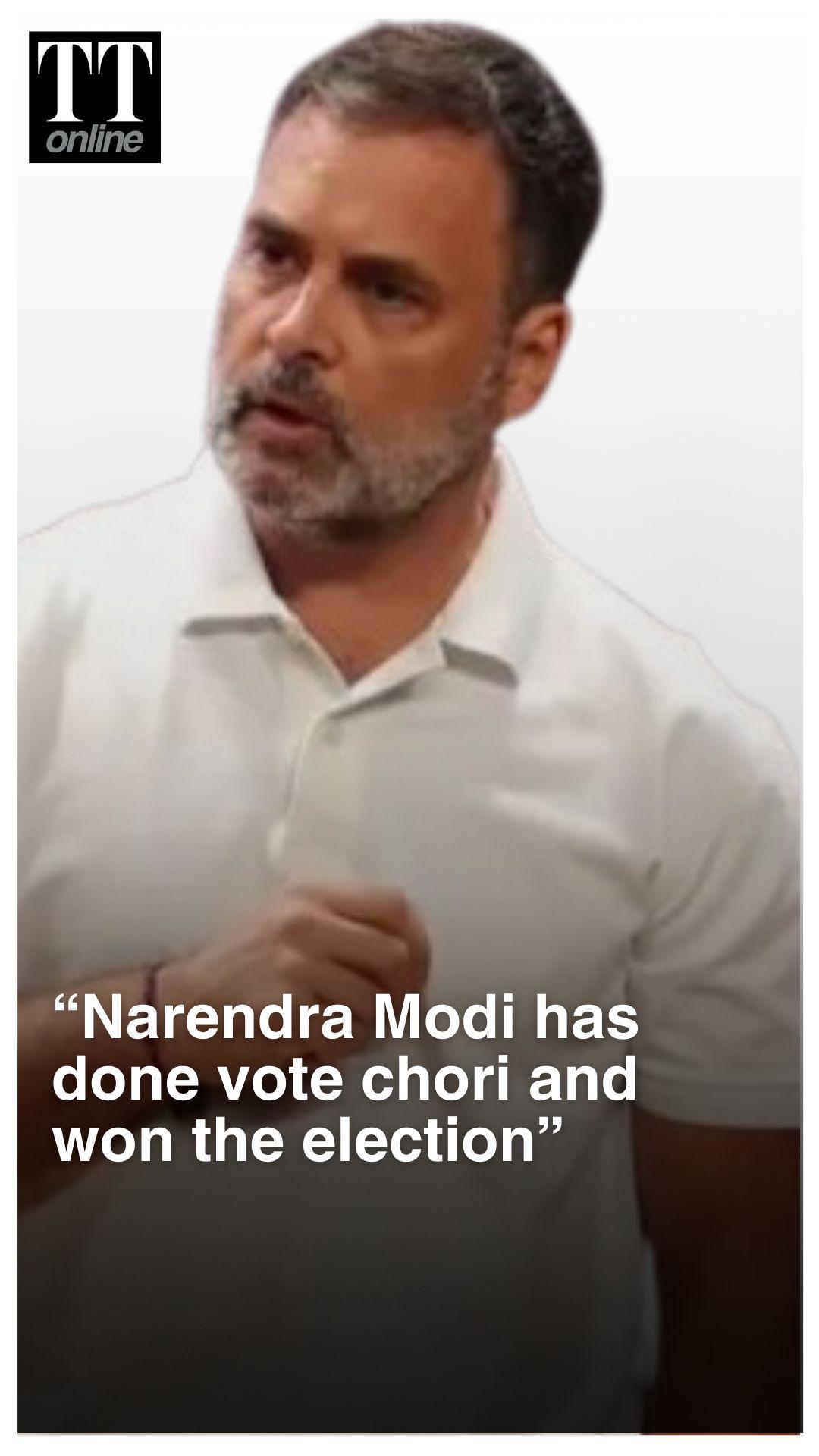 “Hydrogen Bomb Will Reveal Vote Theft by Narendra Modi”: Rahul Gandhi