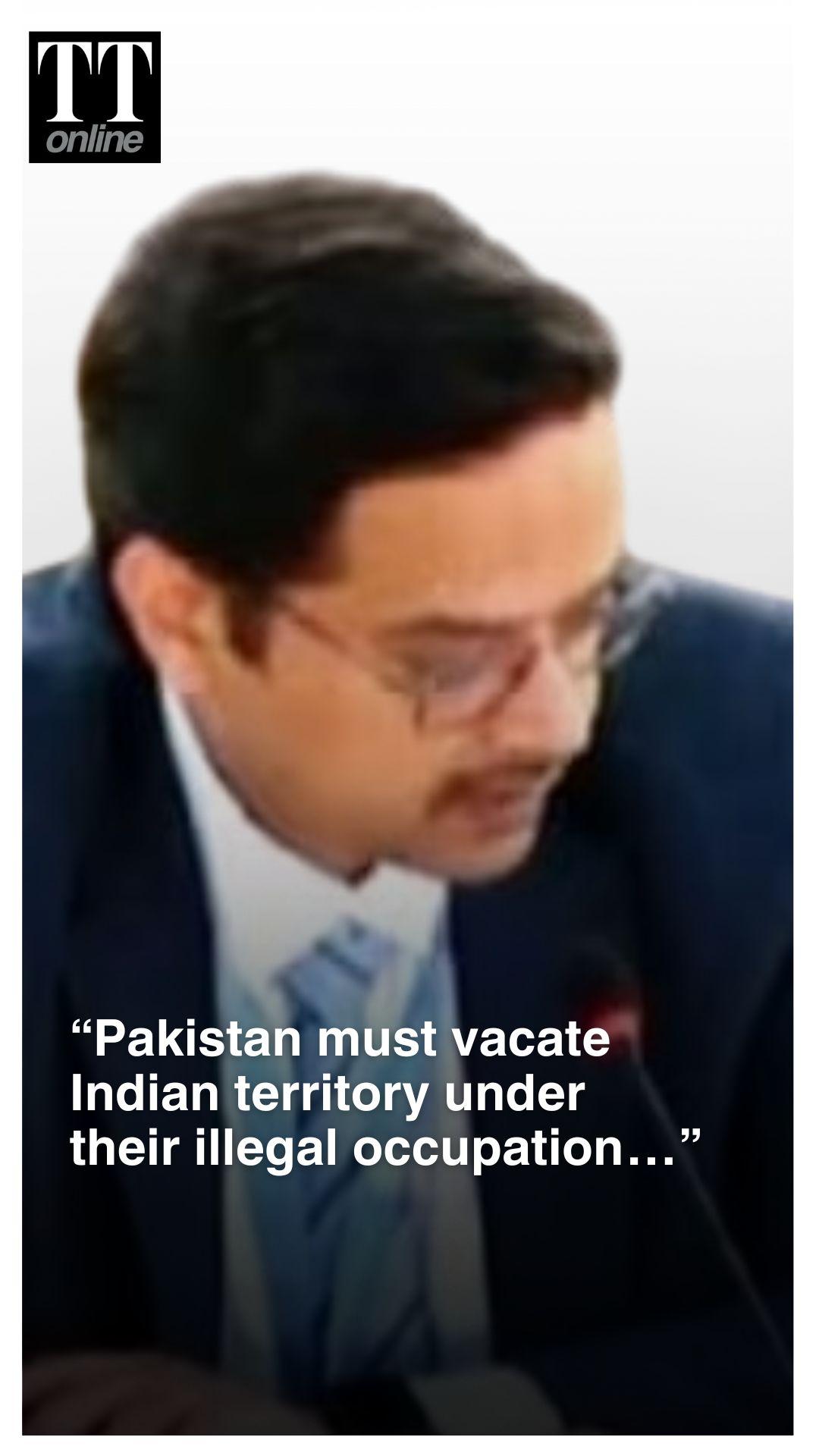 “Bombing their Own People”: Indian Diplomat Kshitij Tyagi Hits Out at Pakistan at UN