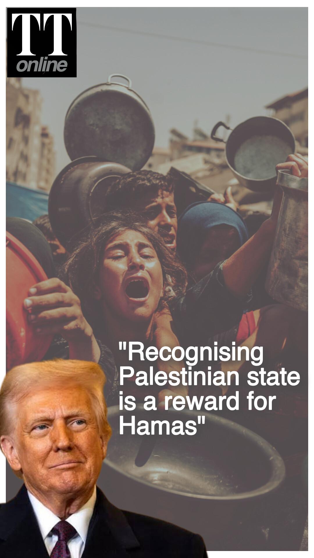 Trump Condemns Recognition of Palestinian State at UNGA — "Reward for Hamas"
