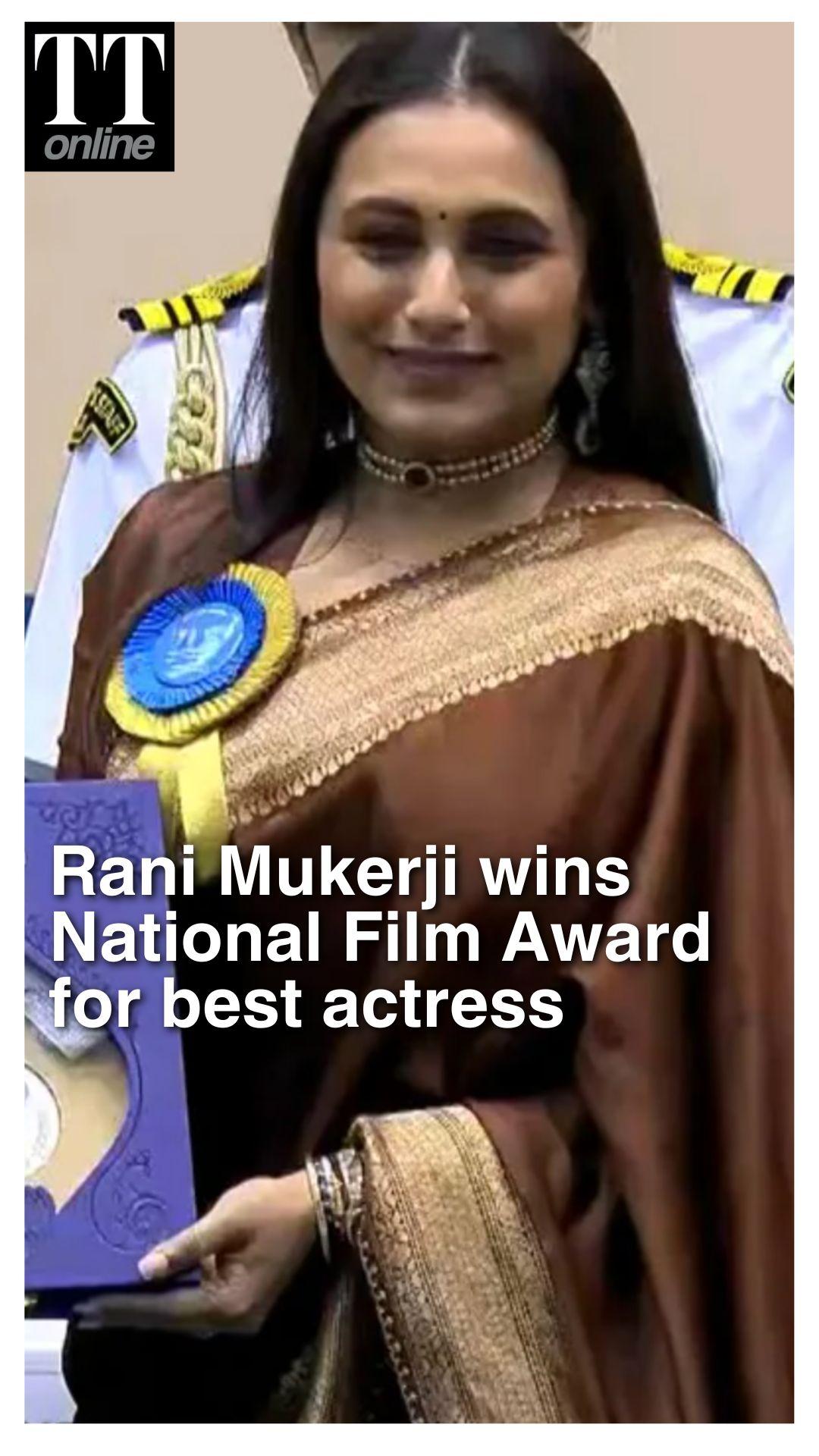 Rani Mukerji Wins National Film Award For Best Actress