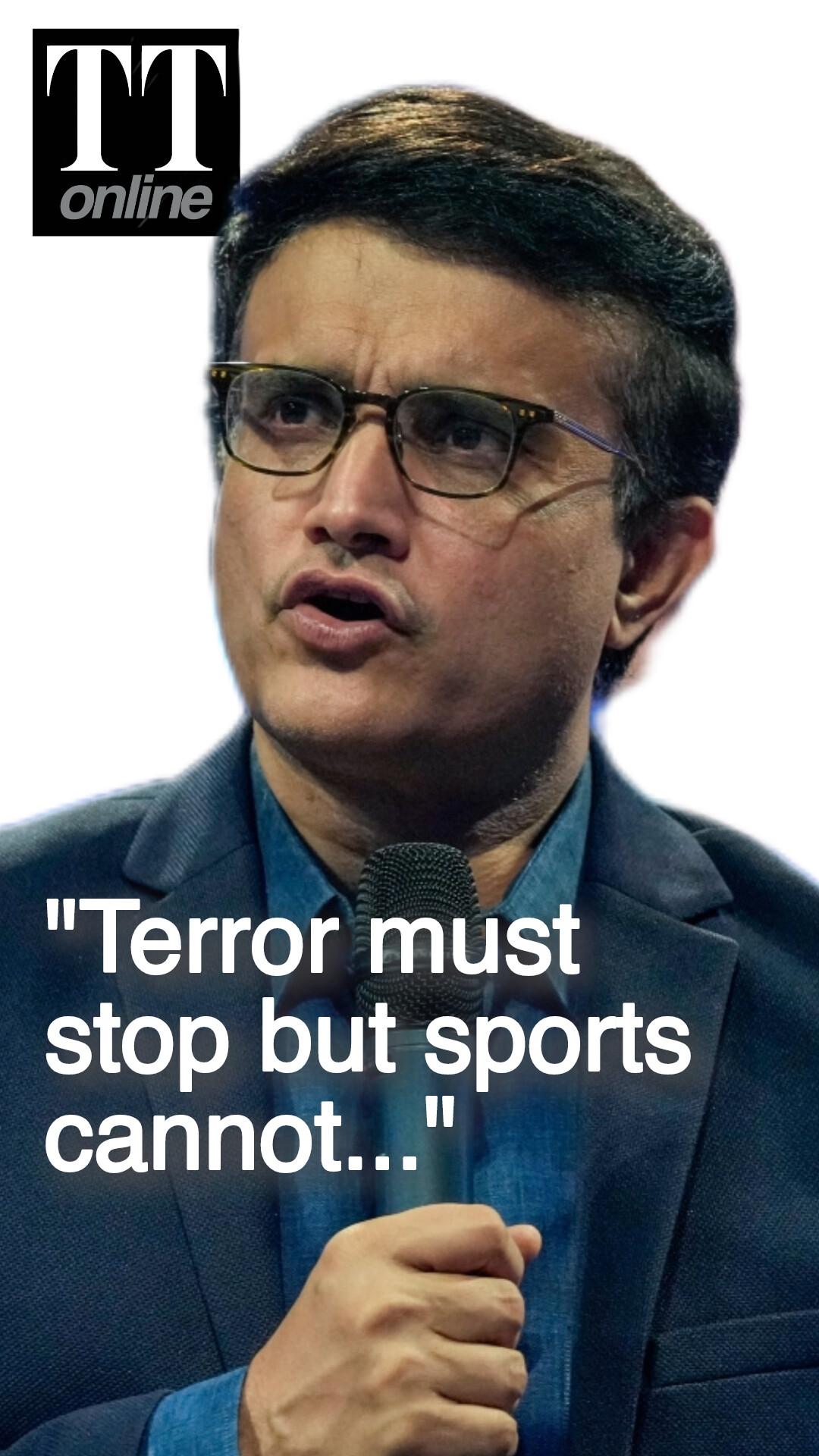 Sourav Ganguly on Asia Cup India-Pakistan Match — "Terror Must Stop But..."