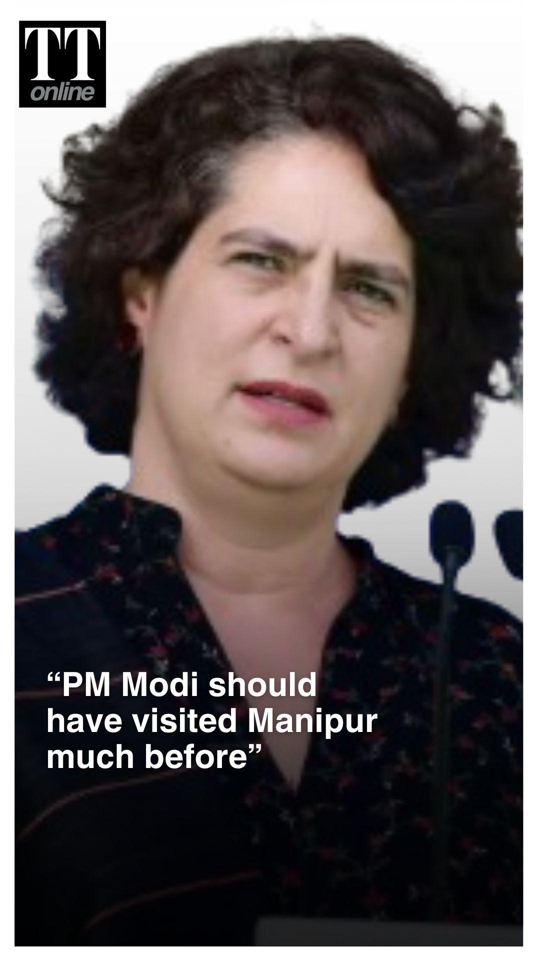 “Not Been Indian PMs’ Tradition”: Priyanka Gandhi Vadra on PM Modi’s Manipur Visit